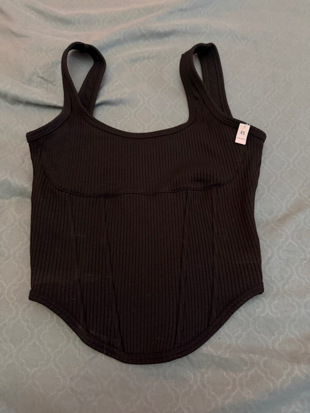 Victoria's Secret PINK Black Ribbed Tank
